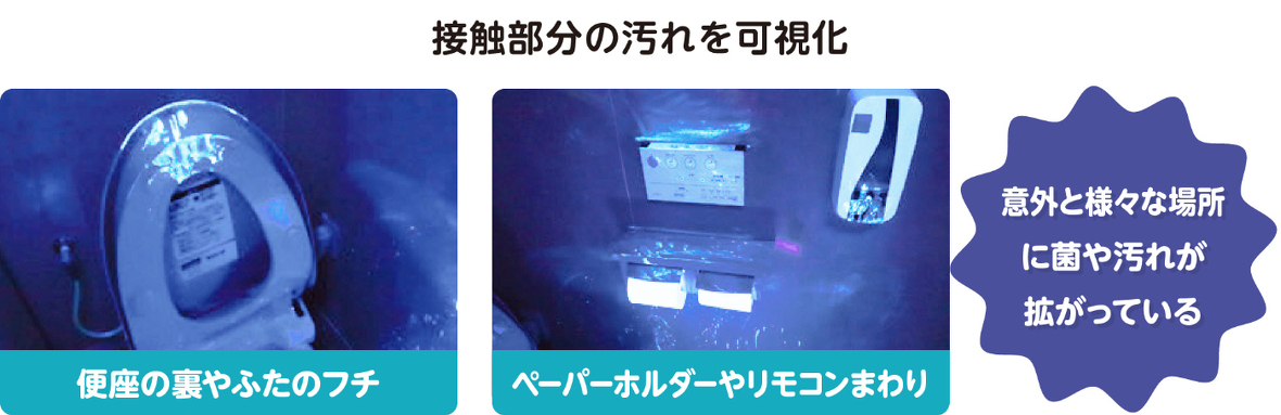 菌やよぼれが拡がっている