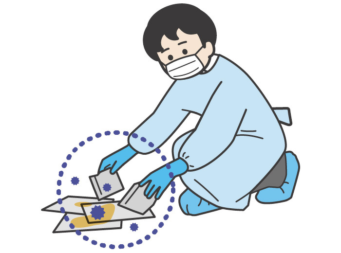 嘔吐物の処理