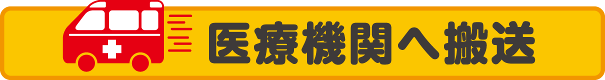 医療機関へ搬送