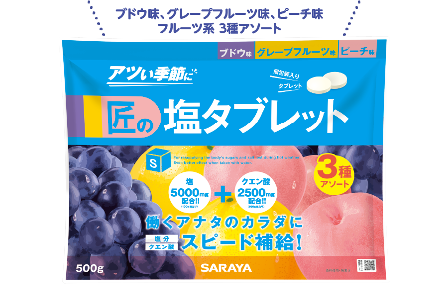 匠の塩タブレット BGP3種アソート味
